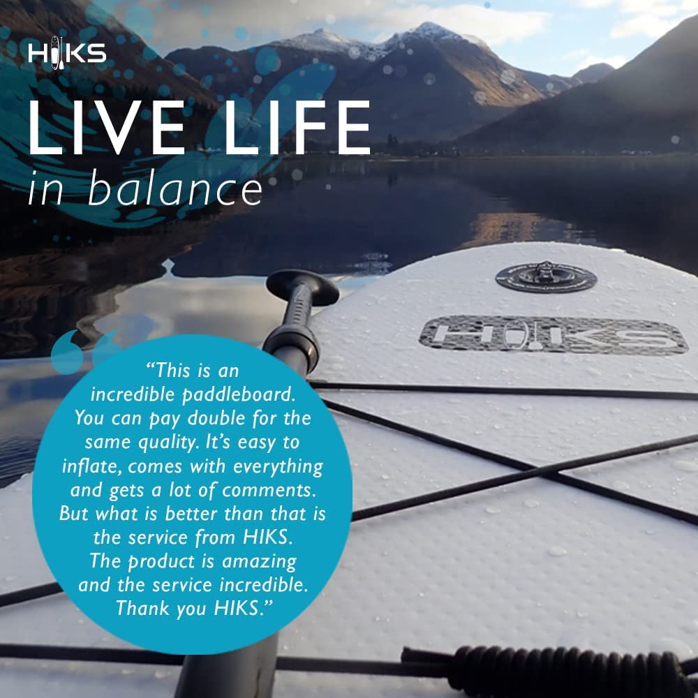 SUP Inflatable Stand Up Paddle Board Set Inc Paddle, Pump, Backpack & Leash