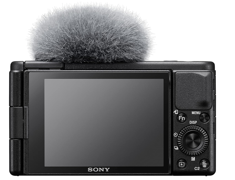 Sony Vlog camera ZV-1 | Digital Camera (Vari-angle Screen for Vlogging, 4K Video) ZV1BC- Black