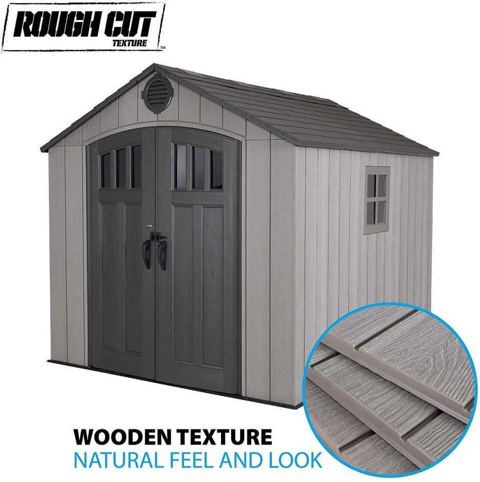 Lifetime 8 Ft. x 10 Ft. Outdoor Storage Shed