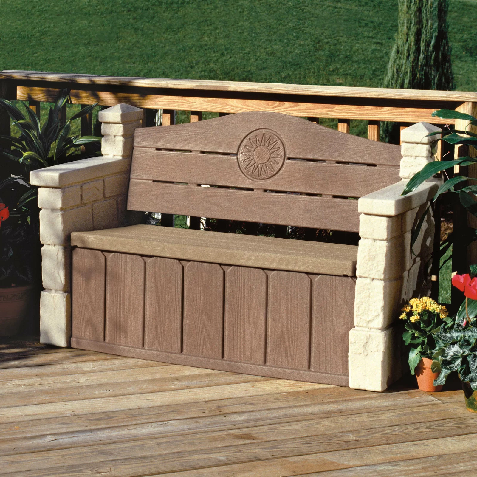 【Storage Shed】Outdoor Plastic Storage Bench