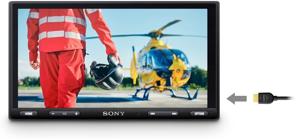 Sony XAV-AX5600 7-Inch Multimedia Receiver with Apple CarPlay/Android Auto and HDMI Video Input