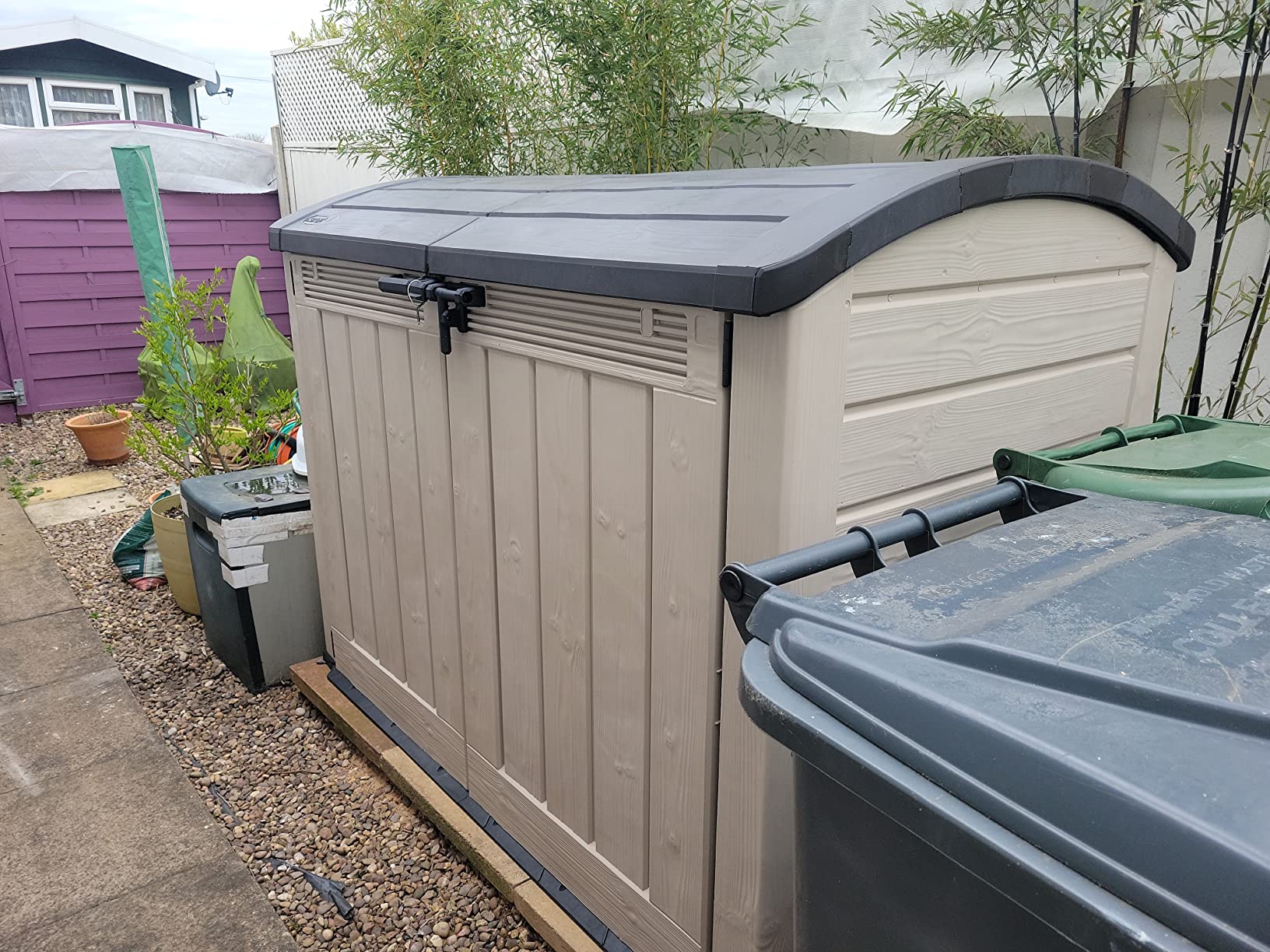 【Storage Shed】【BS】Keter Store-It Out Ultra Outdoor Garden Storage, Bike Shed, Bin Store and More