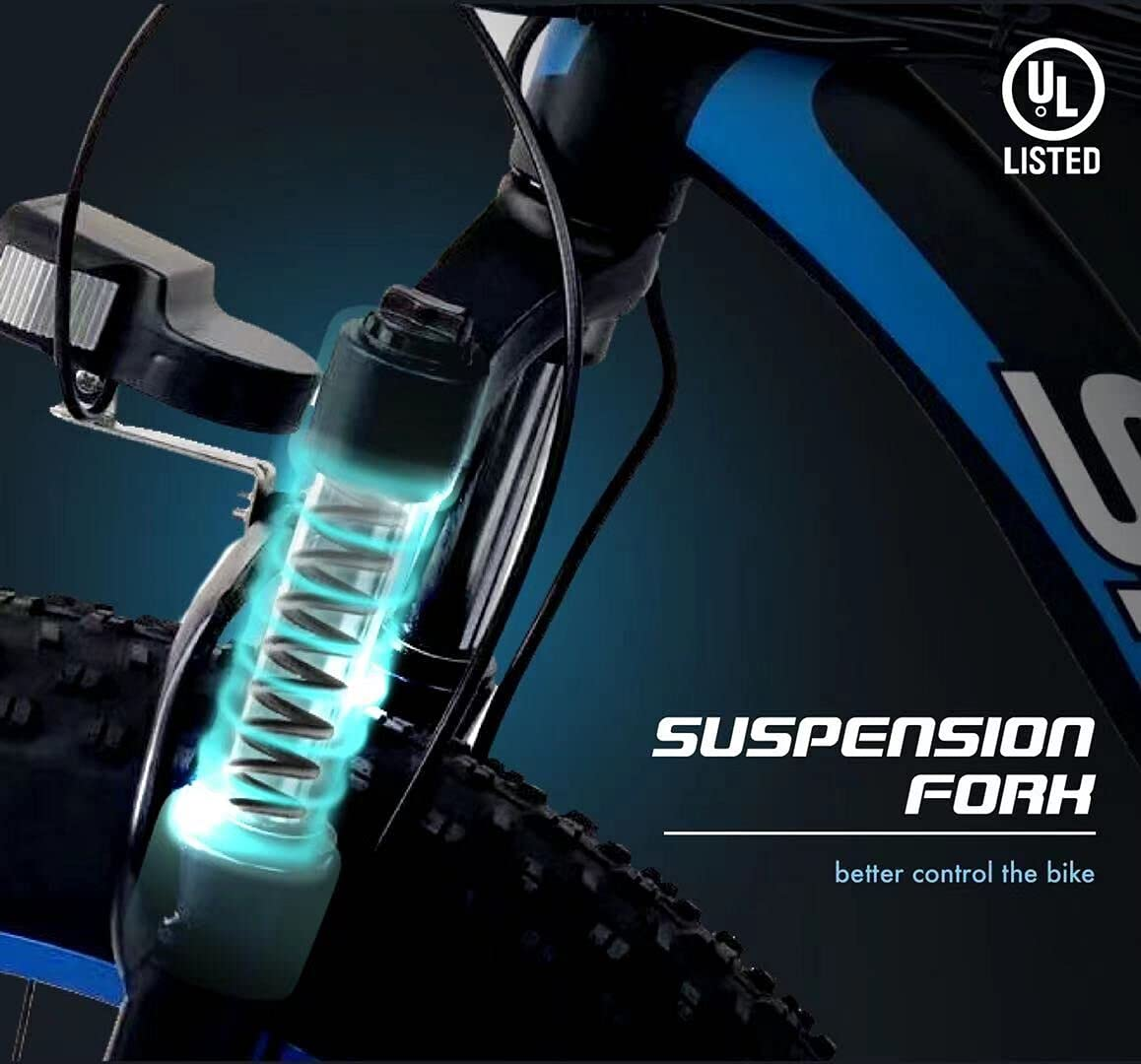 Land Cruiser – 26 inch e-bike, 48v, 23ah, 2000W, 1000W, dual motors, 26x4.0, wide tires, high.