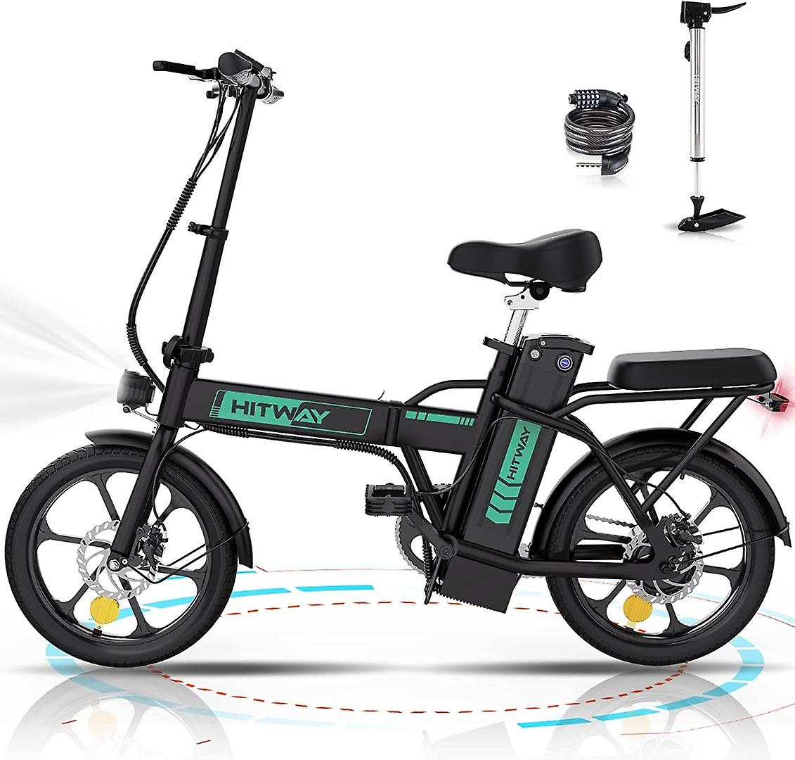 HITWAY Electric Bicycle - Foldable E-bike - 16 Inch - 250W - 8.4Ah - for Adults