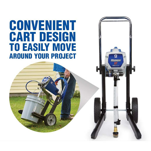 Graco Magnum 262805 X7 Cart Airless Paint Sprayer